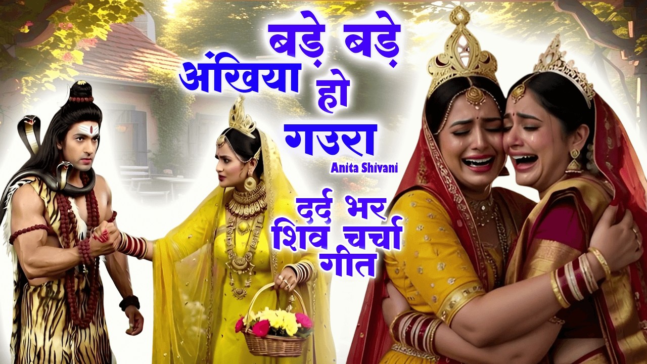 बड़े बड़े अखियां हो गउरा, दर्द भरा शिव चर्चा गीत ,Shiv Vivah #shivcharchageet | Anita Shivani | 2026