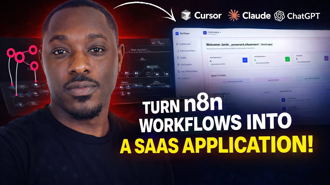 I Vibe Coded my N8n workflow into a FULLY Functioning Web Application(Saas) - PT1 Build the Backend