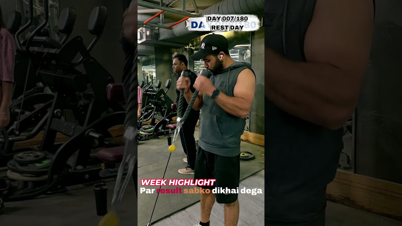 Day 007/180 | Rest Day | Fat Loss & Muscle Gain Journey 🇮🇳🔥 