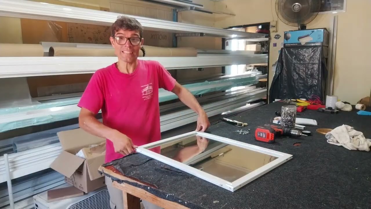 CÓMO FABRICAR UN MARCO DE ESPEJO CON PERFILES DE ALUMINIO