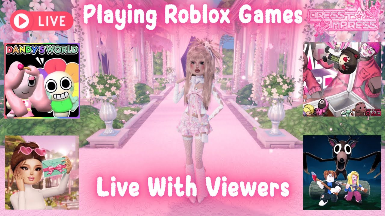 Playing Roblox Live With Viewers - Dress To Impress Live