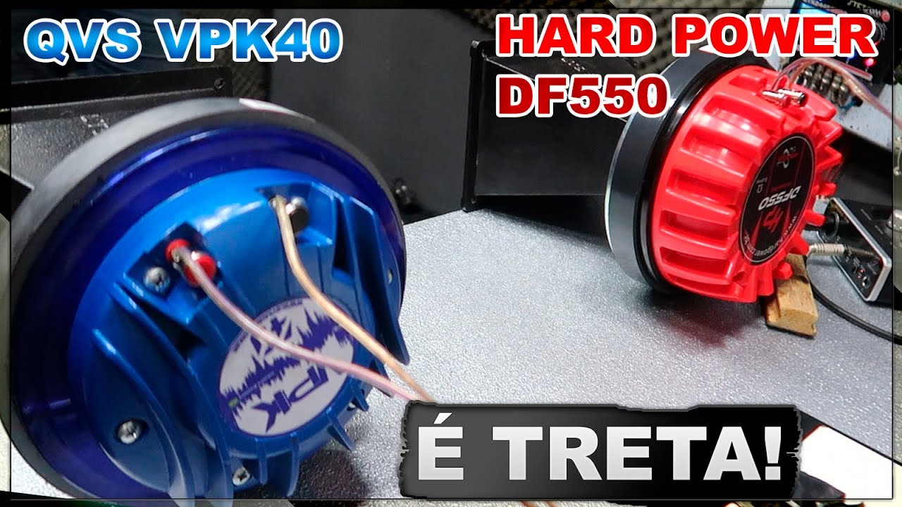 TRETA Driver Hard Power DF550 vs QVS VPK40 - Qual é melhor?