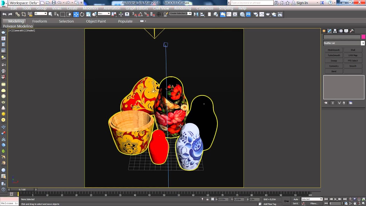 MODULOR Предметная визуализация 3dsmax+Vray и софтбокс
