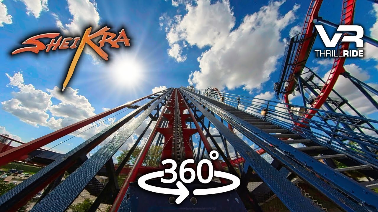 360&deg; SHEIKRA Busch Gardens onride POV 🎢 extreme Dive VR Roller Coaster #rollercoaster
