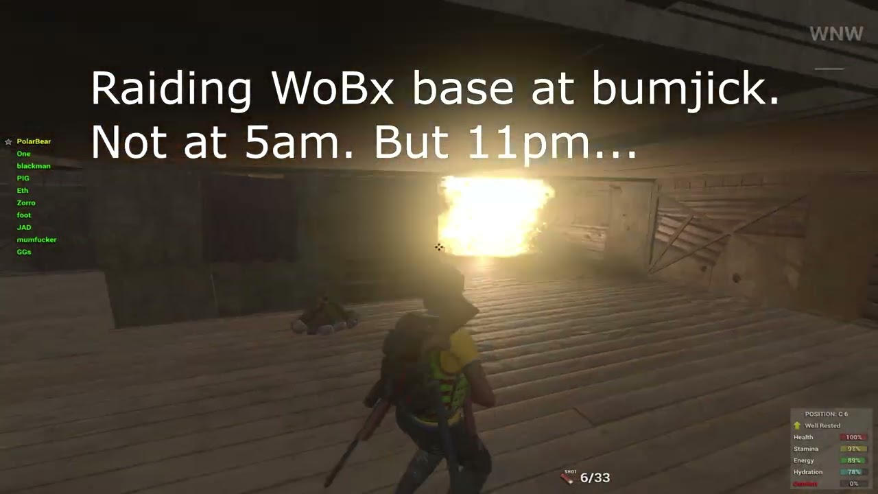 Banned? Allies? 5AM Raids?