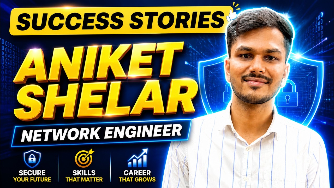 CompuCom | Aniket's Success Story | Multi-Track_Job Guarantee Program | I-MEDITA | Network Engineer
