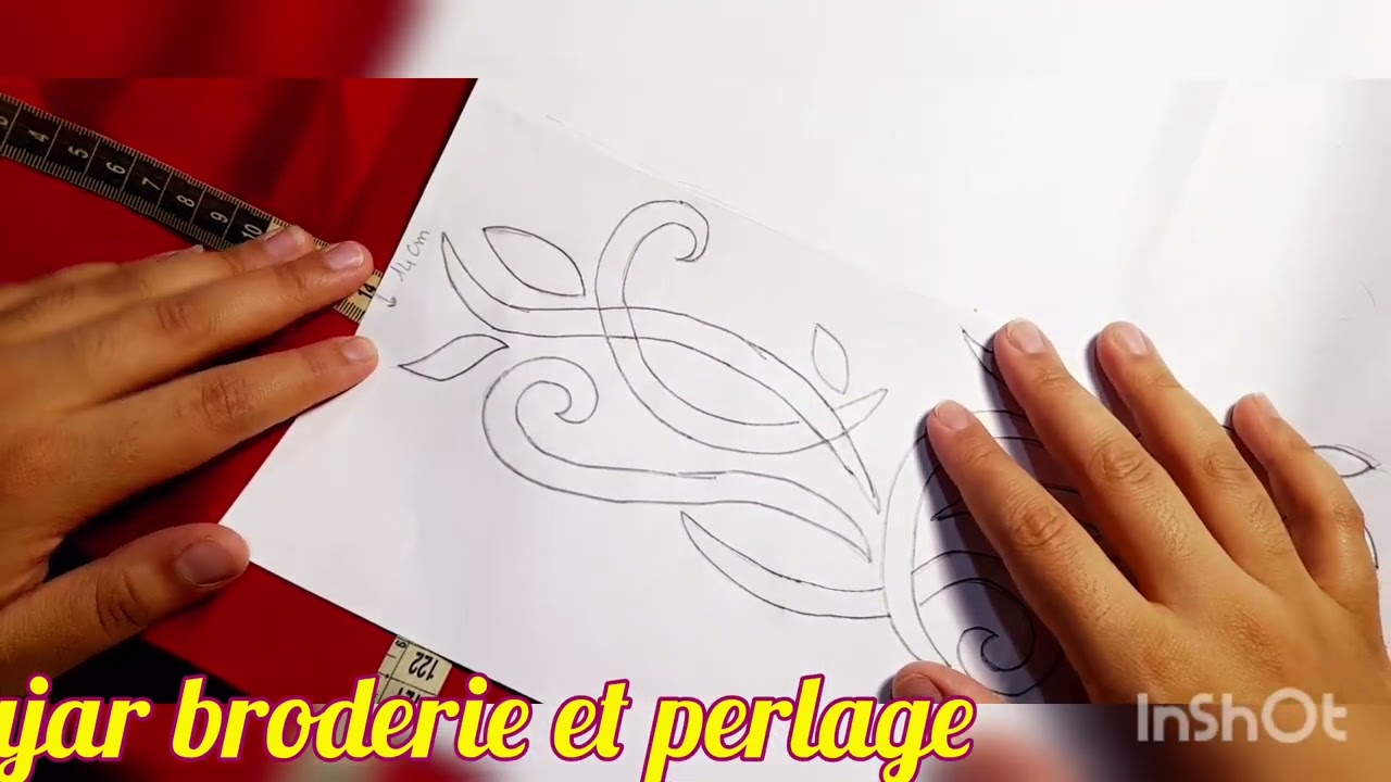 كيفاش نرشم قفطان مخيط؟وكيفاش حددت قياس الرشمة لكل مبتدأة لازم تشوف هدا الفيديو👌👌