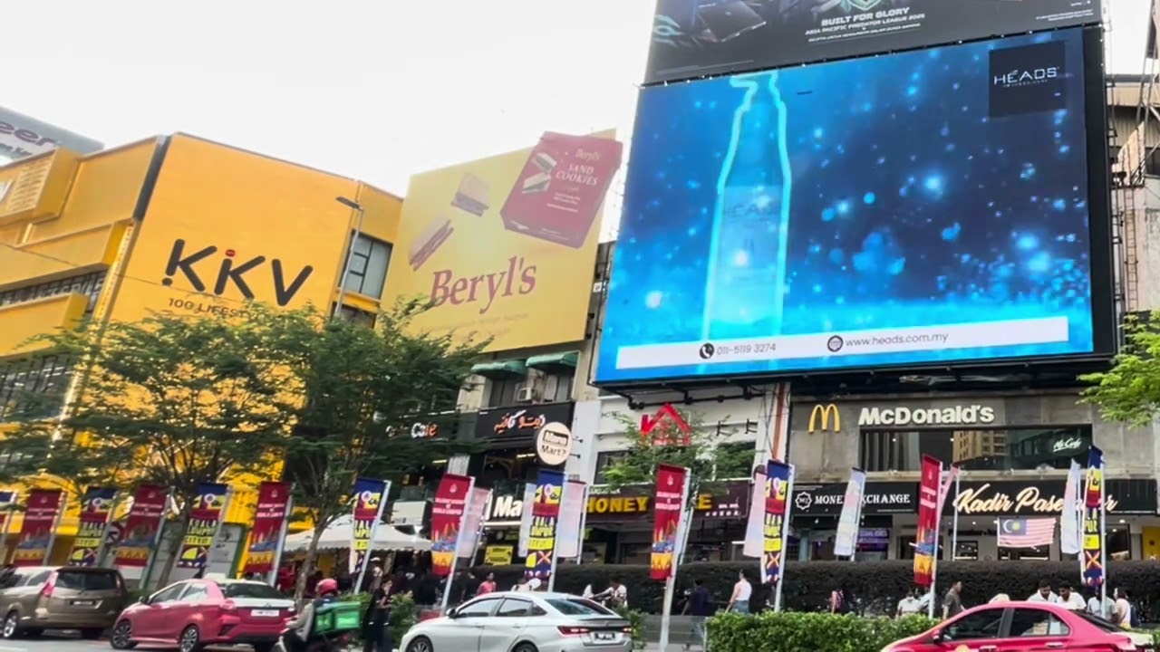 Malaysia Kuala Lumpur DOOH Marketing Above McDonald's Jalan Sultan Ismail LED Billboard Advertising