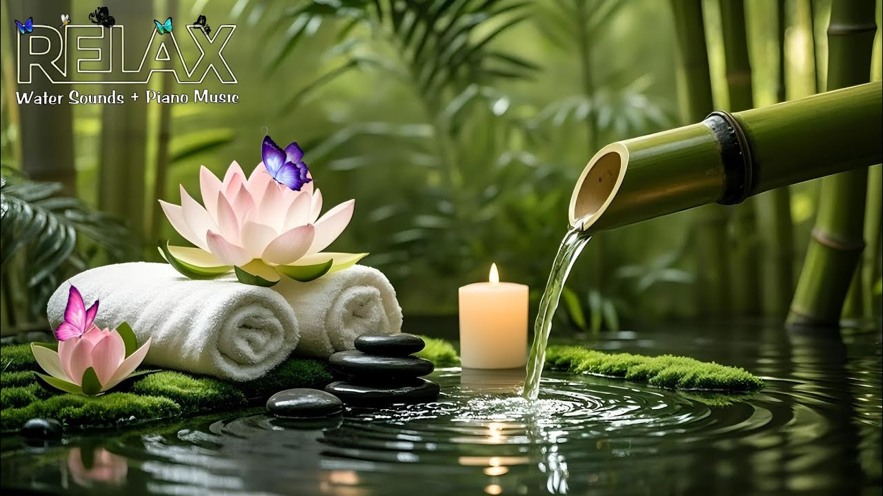 Healing Music for Anxiety Disorders 🌿 Meditation Music Relax Mind Body, Bamboo, Nature Sounds