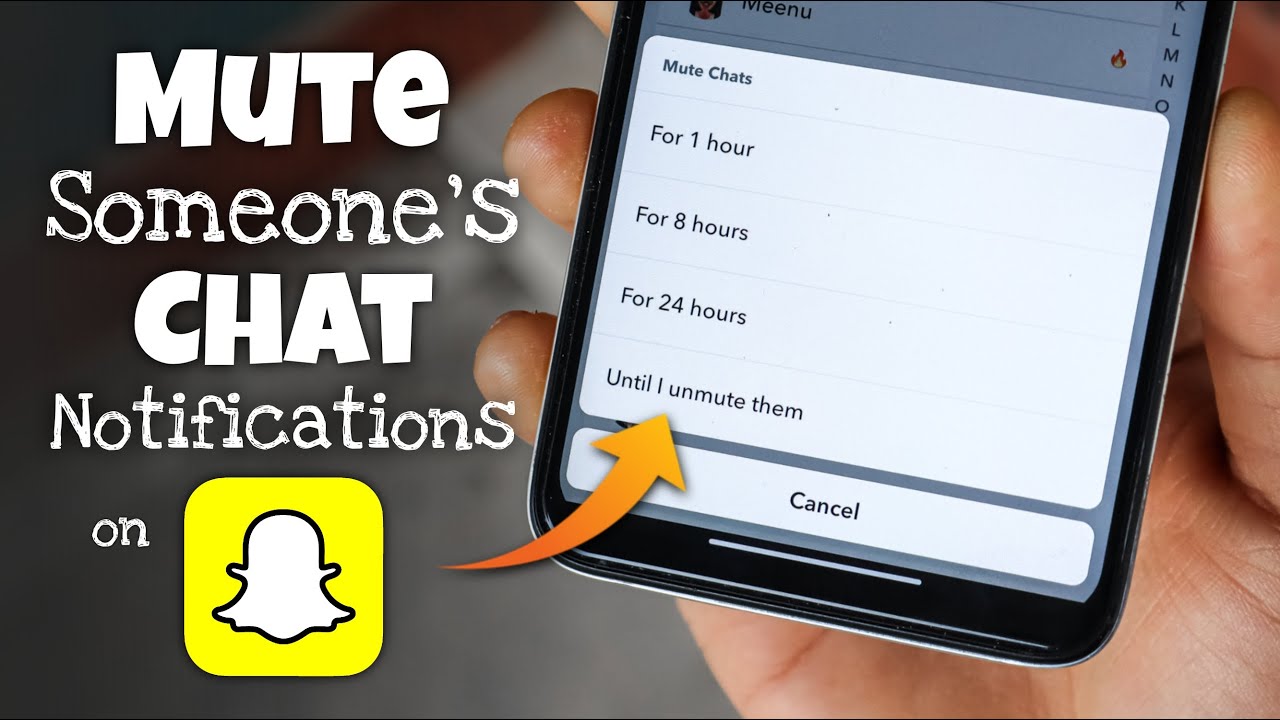 How to Mute Someone's Chat Notifications on Snapchat