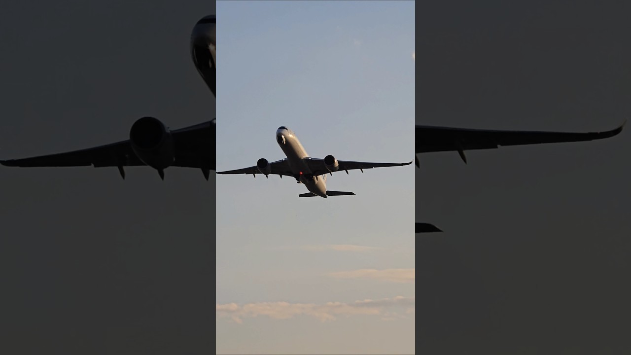 Air France Airbus A350-900 smooth Takeoff