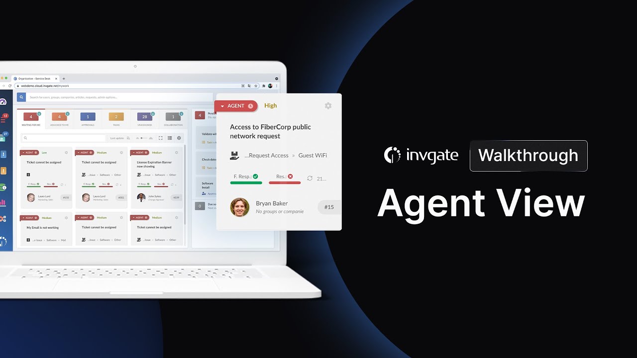 Service Desk Agent | InvGate Service Management Walkthrough