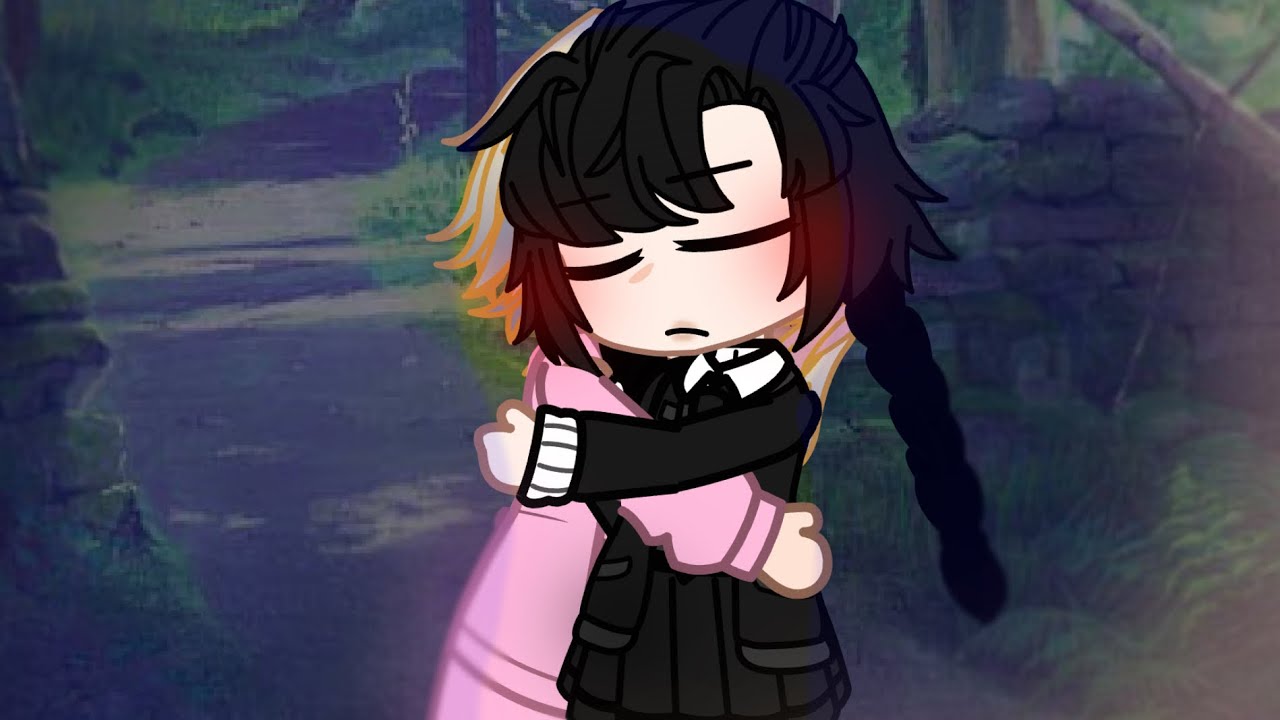 Enid Hugs Wednesday || Meme || Trend || Wednesday Series || Gacha Club