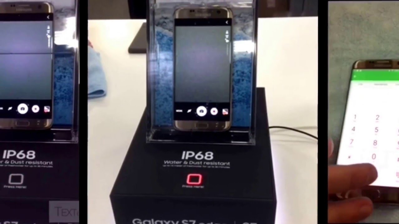 Samsung Galaxy S7 Waterproof Test at Best Buy