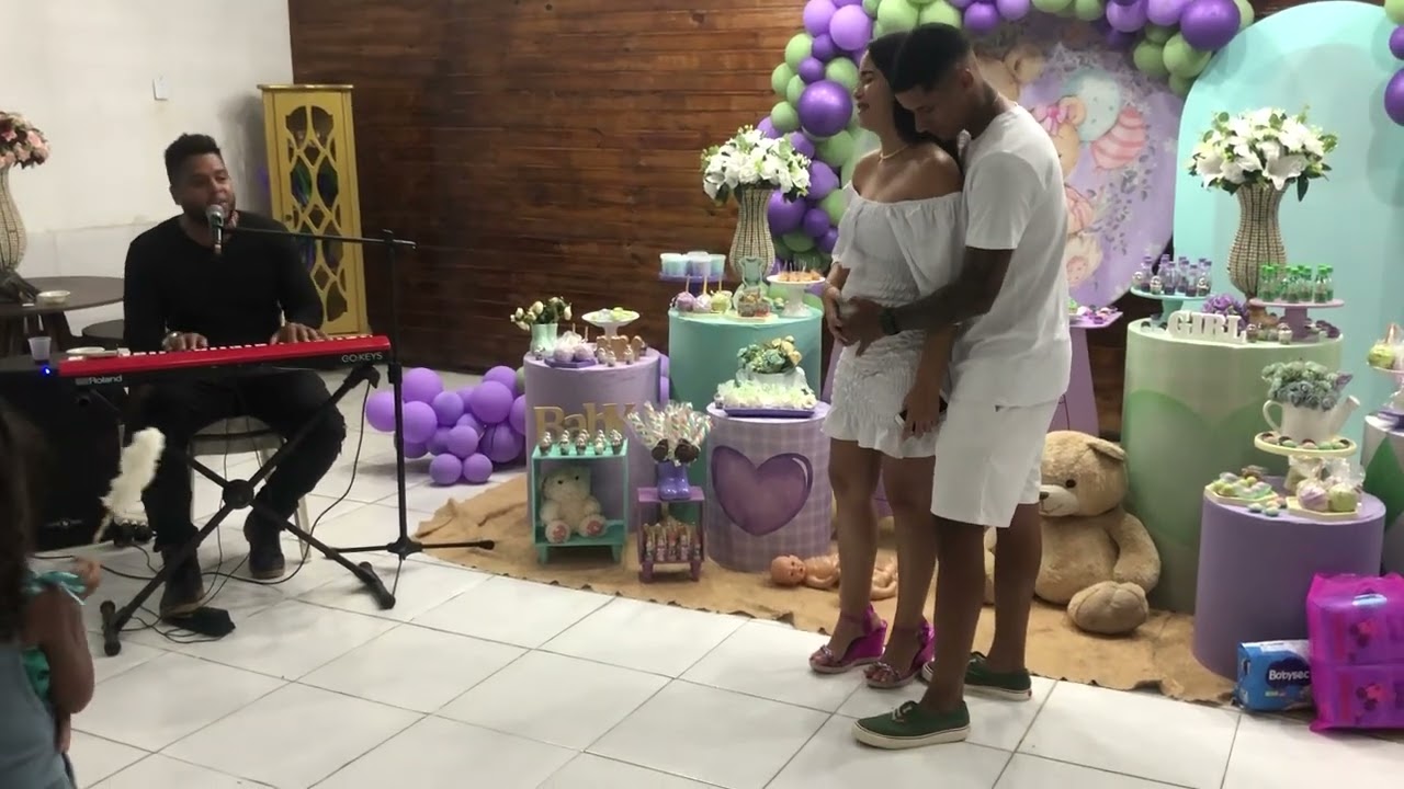 Chá revelação (Anthony ou Lara)💚💜