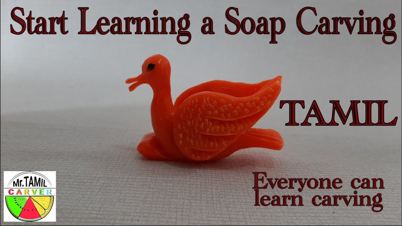 Soap Carving in Tamil/soap carving art/easy soap carving ideas/soap carving design