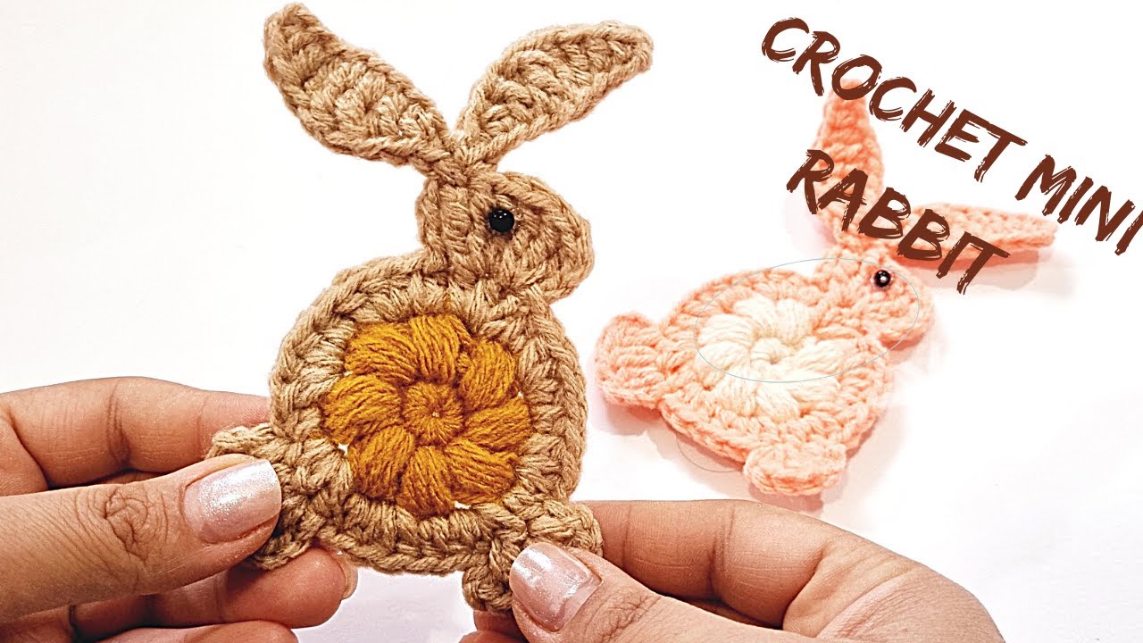 Diy _ How to crochet amigurumi rabbit Keychain