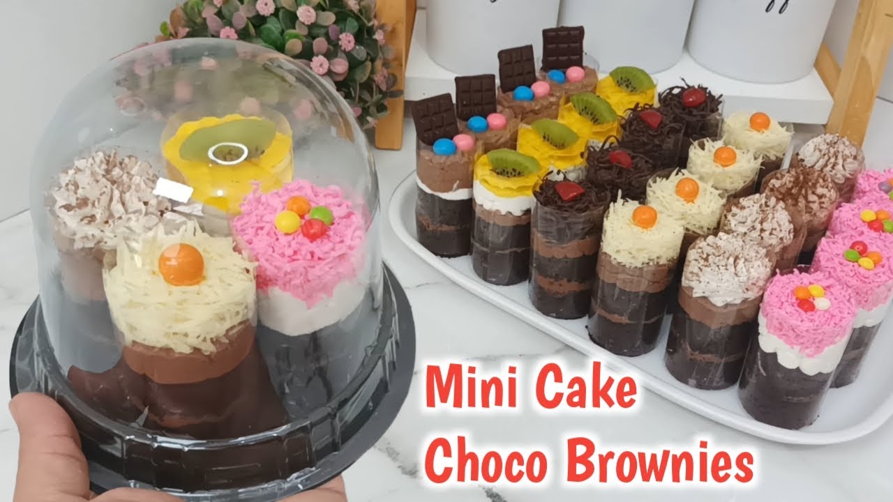 TERBARU 2025 || MINI CAKE CHOCO BROWNIES, PANTESAN VIRAL KARENA MEMANG ENAK BANGET