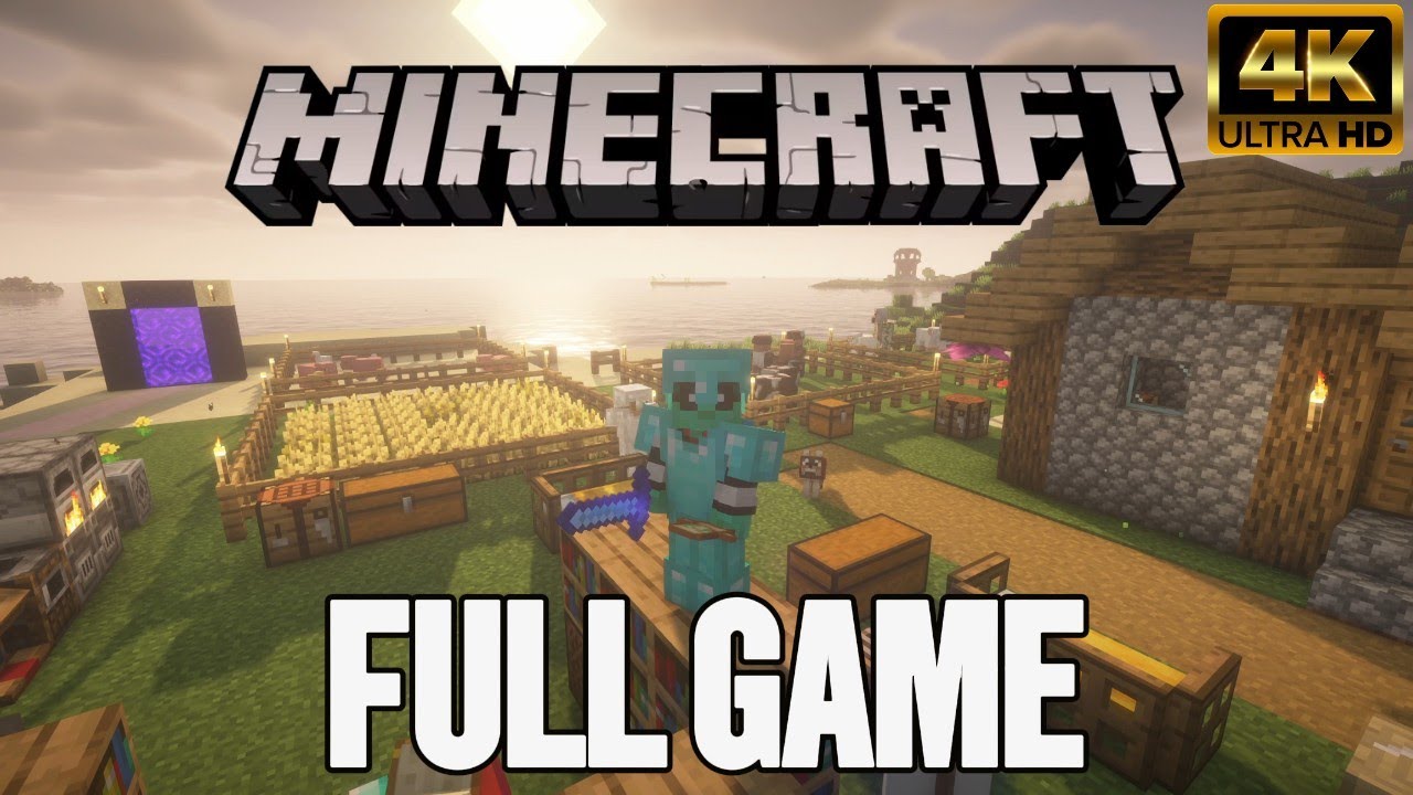 Minecraft Gameplay Walkthrough FULL GAME (1.21.5) (No Commentary) [4K60FPS PC]