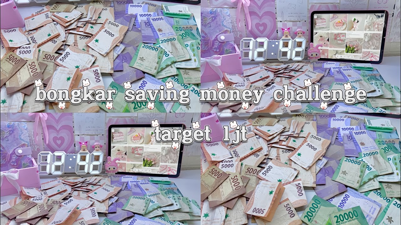 🎀 Bongkar Saving Money Challenge Target 1jt 