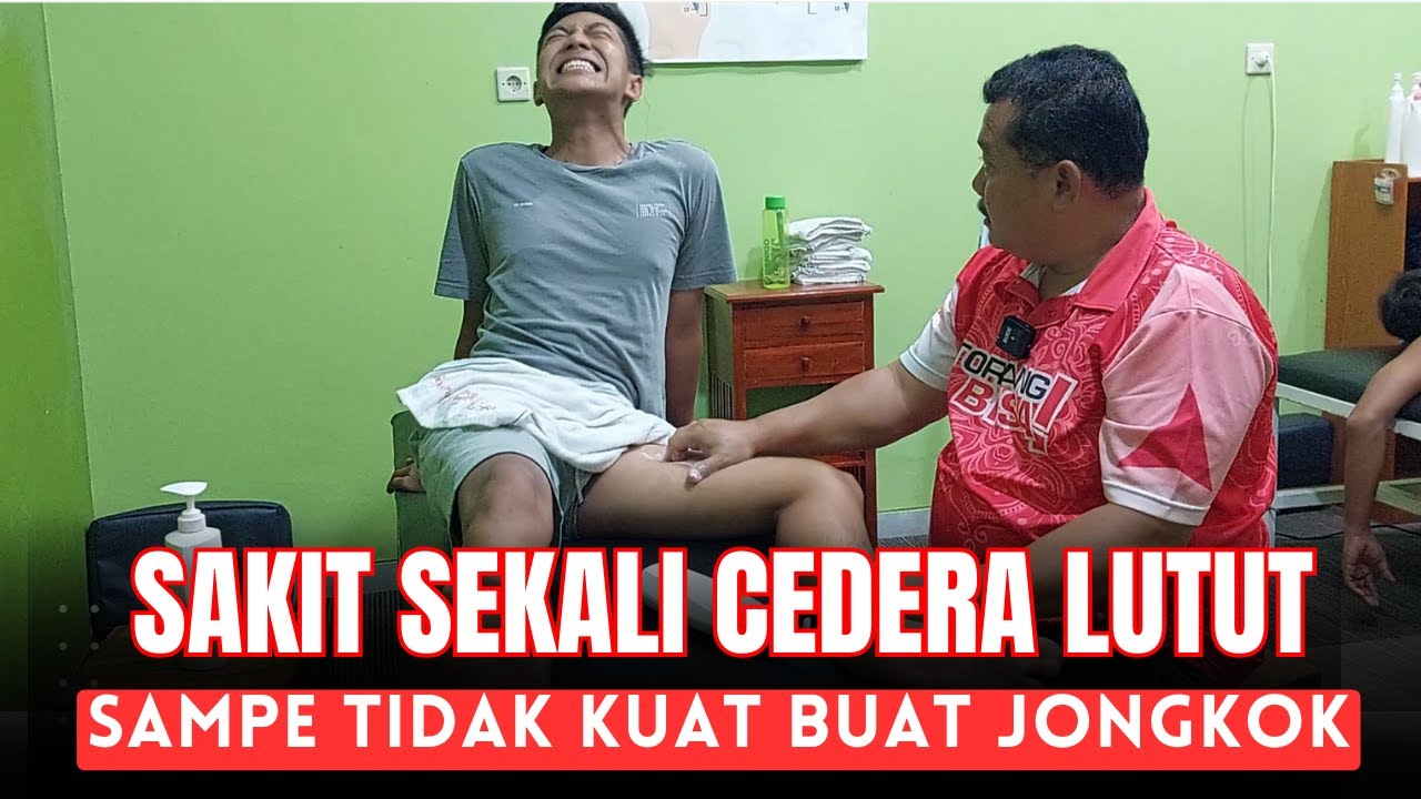 MCO ARIF - SAKIT SEKALI CEDERA LUTUT SAMPE TIDAK KUAT BUAT JONGKOK