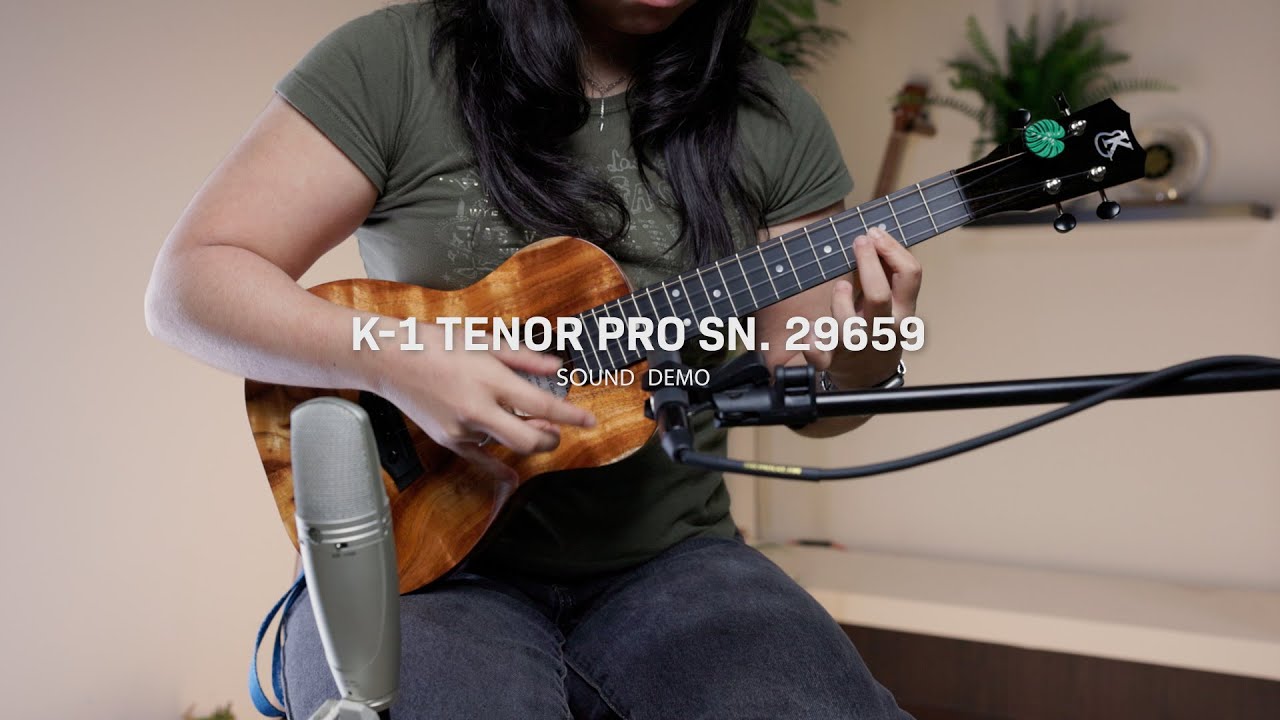 K-1 Tenor Pro SN. 29659 | Kanileʻa ʻUkulele & Guitar Sound Demo