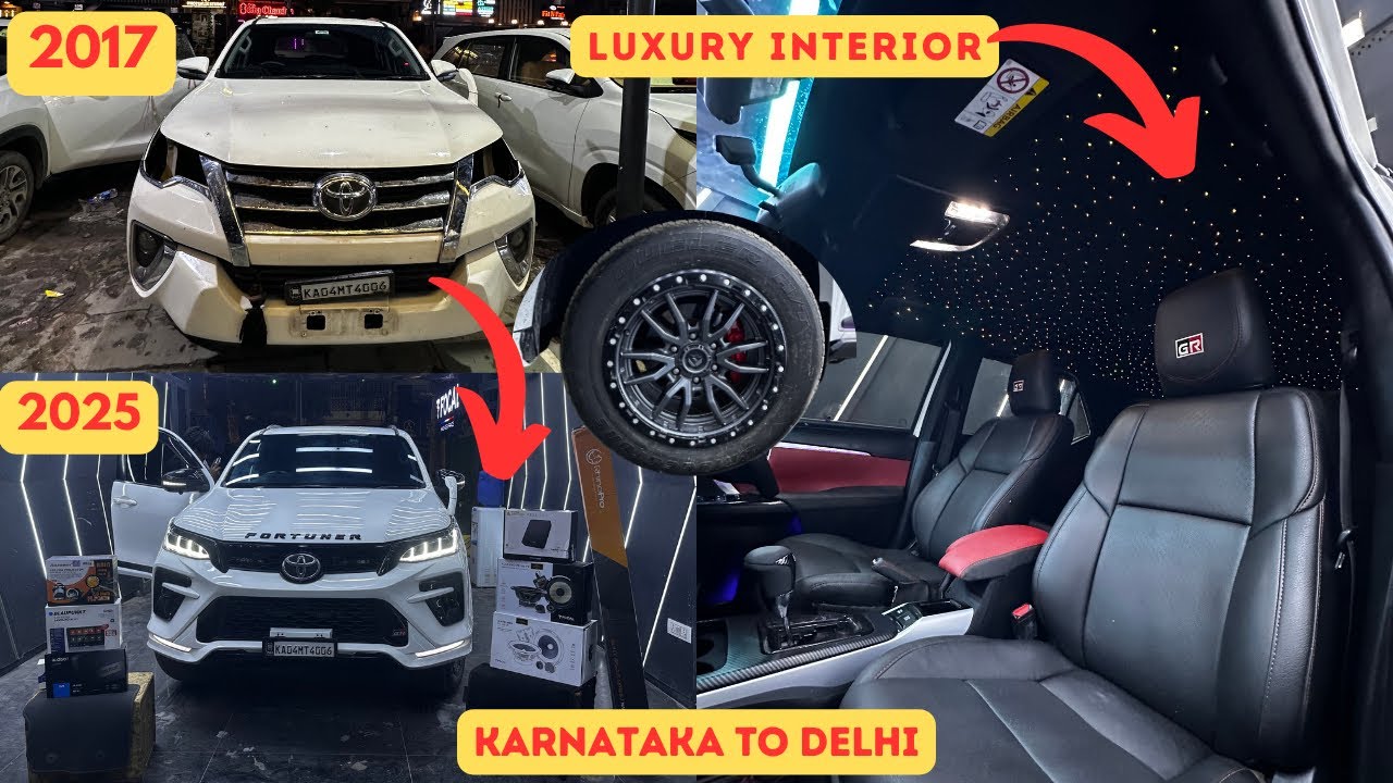 Fortuner 2017 Converted into 2025 [GR Kit]: Audio, Damping & Interior ✅ | Toyota Fortuner Modified ✅