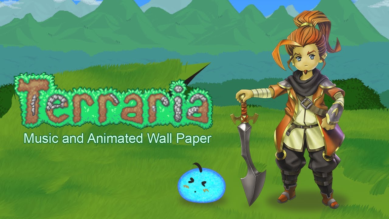 Terraria Soundtrack | Animated Fan Art Wallpaper ft. Zeo