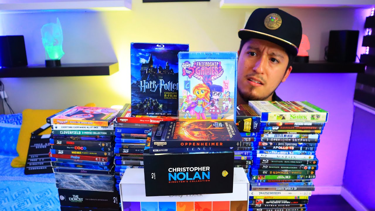 ¡TODA MI COLECCIÓN DE PELÍCULAS EN BLU RAY! | Especial 8K Suscriptores