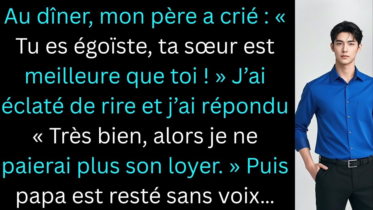 « Tu es égoïste, ta sœur est meilleure que toi ! »