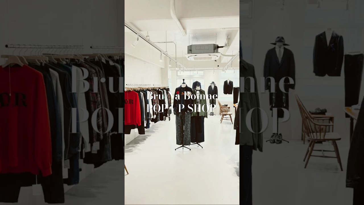 Bru Na Boinne POPUP SHOP START! #apartir #fashion #brunaboinne #名古屋セレクトショップ #ファッション