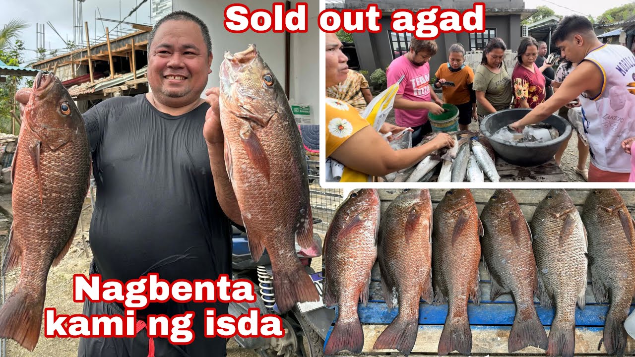 Pinagkaguluhan ang tinda naming isda | Sold out agad Thank you Lord