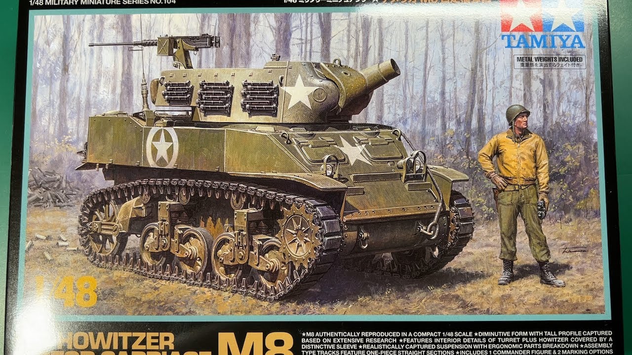 Tamiya M8 Howitzer Motor Carriage In-Box Review
