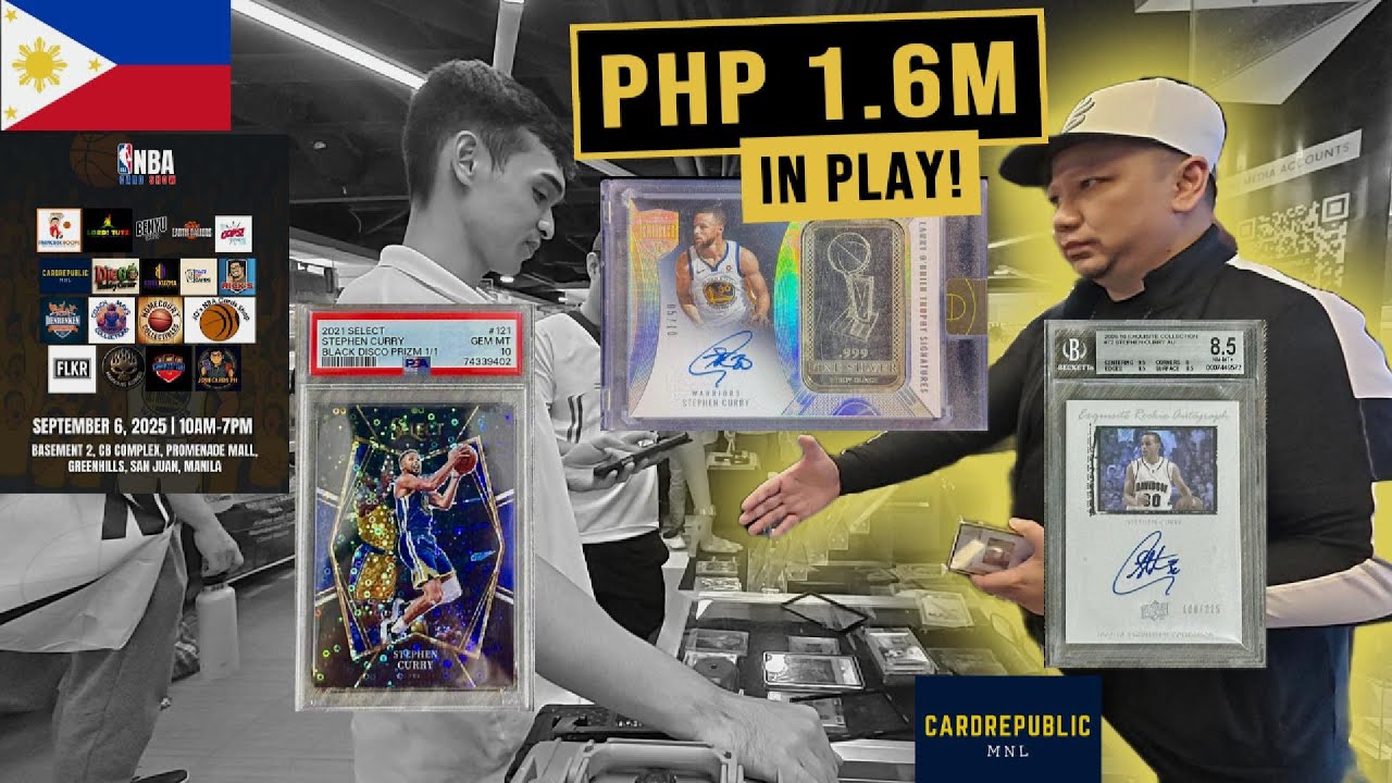 Php 1.6 Million Deal for Stephen Curry Sports Cards in Manila, PHILIPPINES