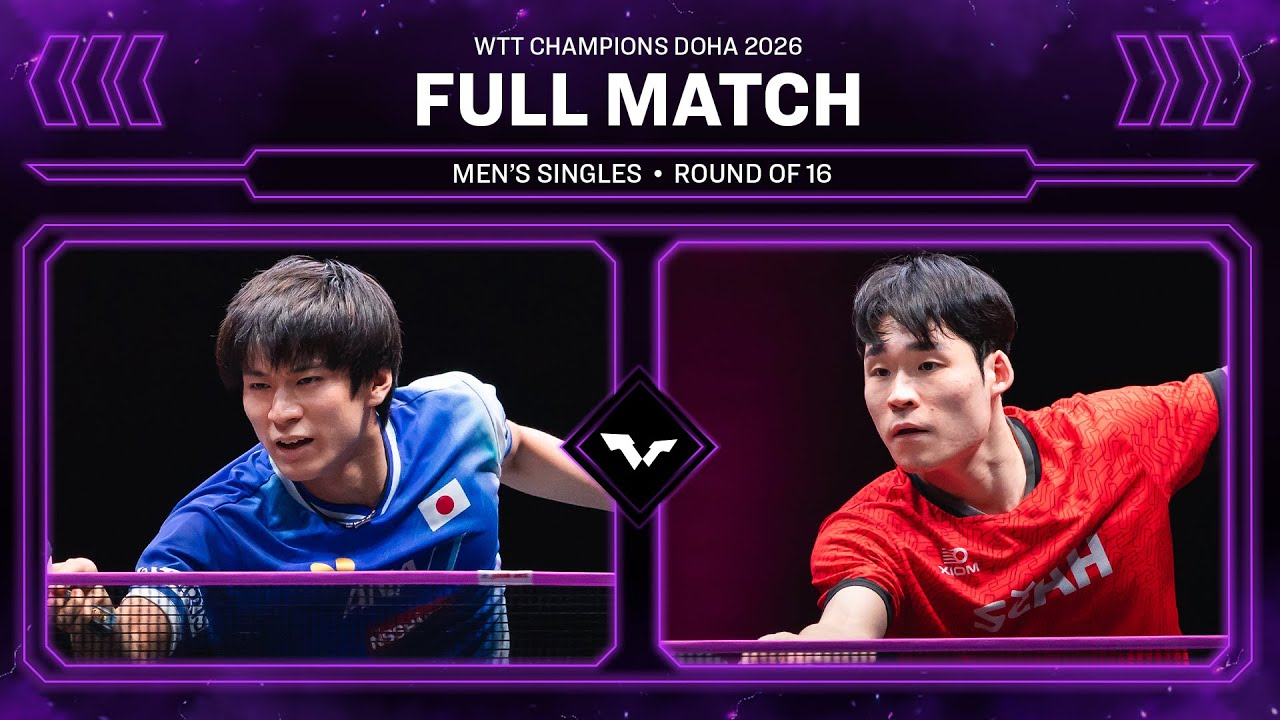 FULL MATCH | Shunsuke Togami vs Jang Woojin | MS R16 | WTT Champions Doha 2026