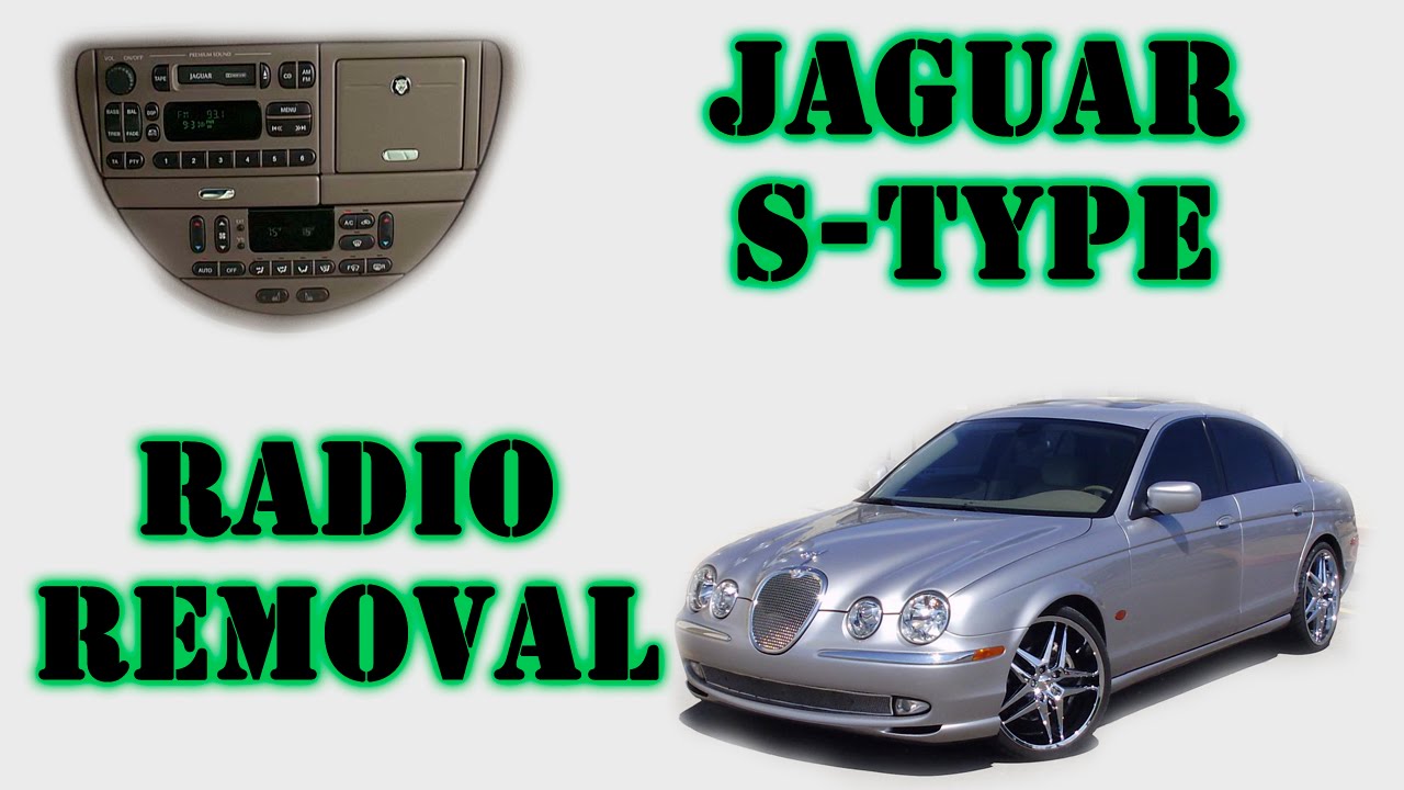 Jaguar S-Type half-moon radio removal