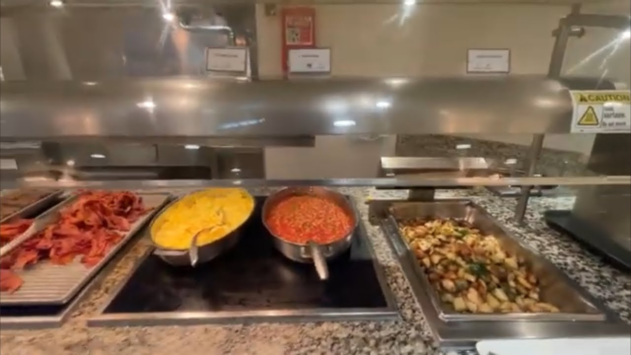 NCL GEM food tour Breakfast, Lunch, Dinner Buffet #food#eating#dining#breakfast#lunch#dinner#tour