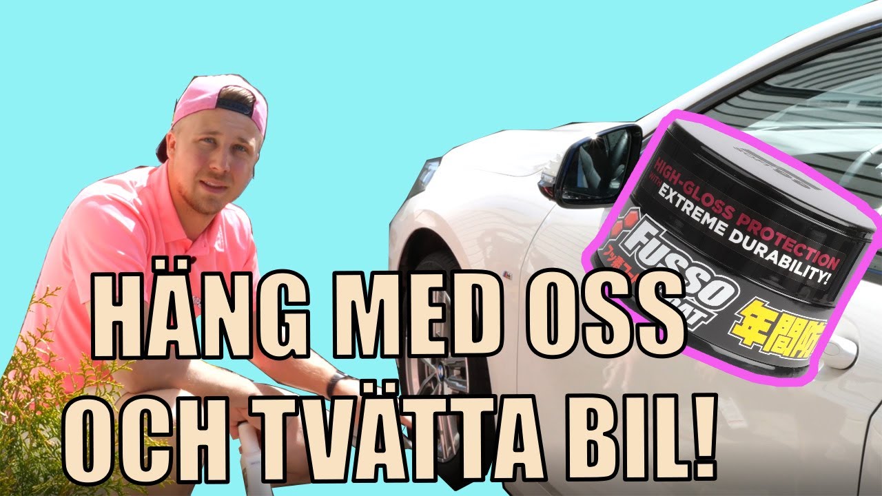 VI TVÄTTAR OCH VAXAR NYA BMW 1-SERIE!
