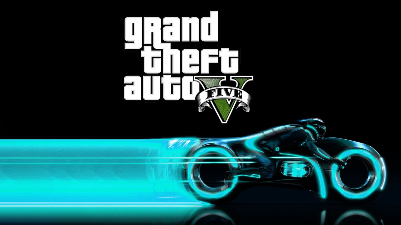 (not) TRON BIKE BATTLE - GTA 5 Gameplay