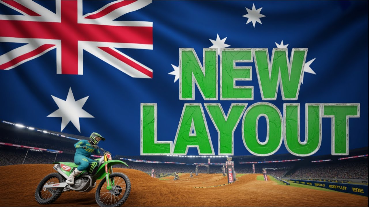 Первый взгляд на новую планировку World Supercross Australia 2025