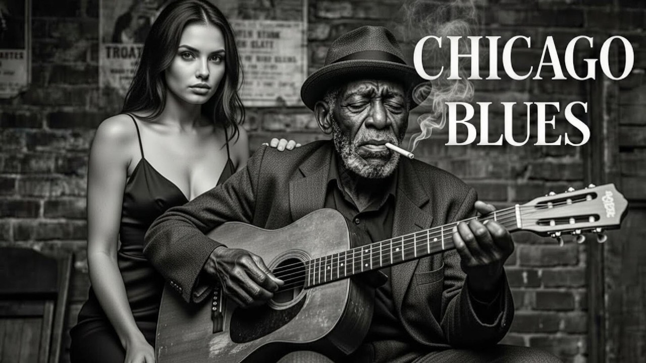 Whiskey Blues Nights in Chicago – Slow Blues Music Playlist