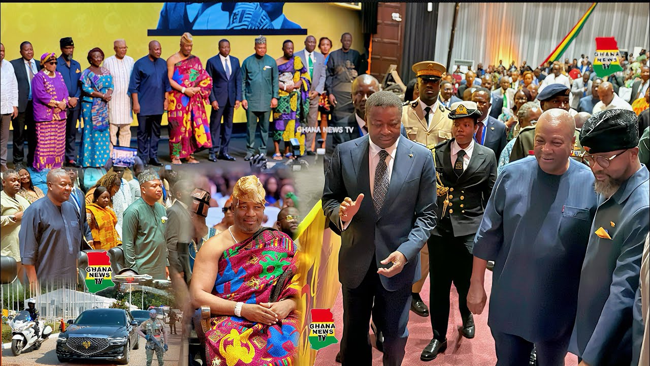 Prez Mahama & Togo Prez Faure Gnassingb&eacute; arrive to Open Diaspora Summit 2025 with powerful pledge