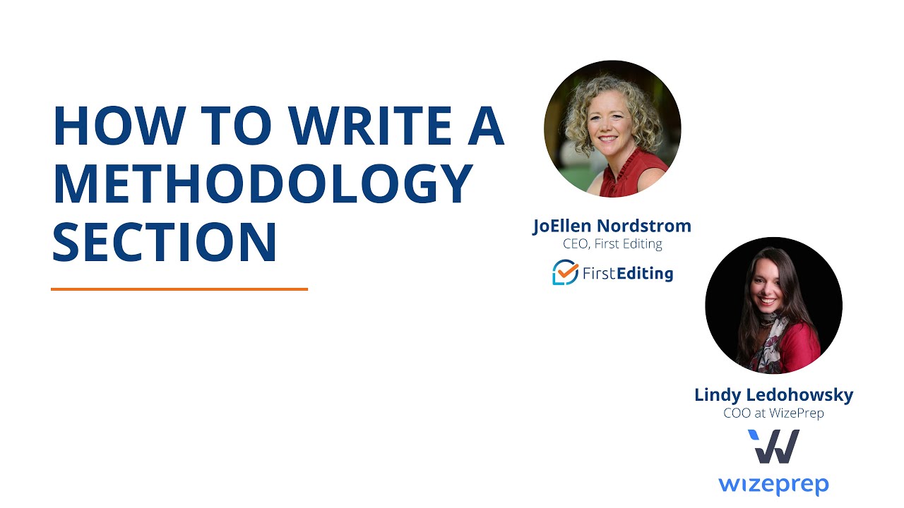 How To Write A Methodology Section