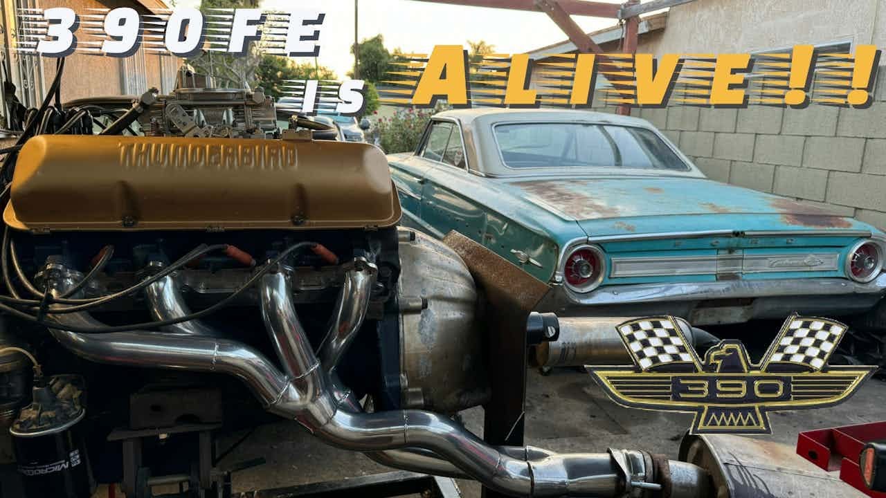 Starting up the Ford 390FE on the Run Stand!