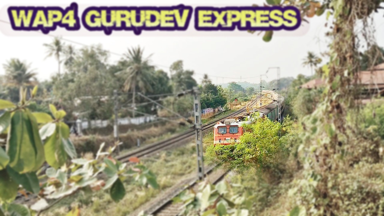 The Friday Visitor Gurudev Express towards Thiruvalla