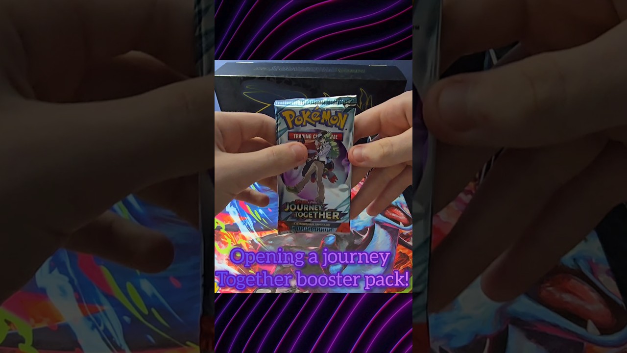 Opening a Scarlet and Violet Journey Together booster pack! Pt2