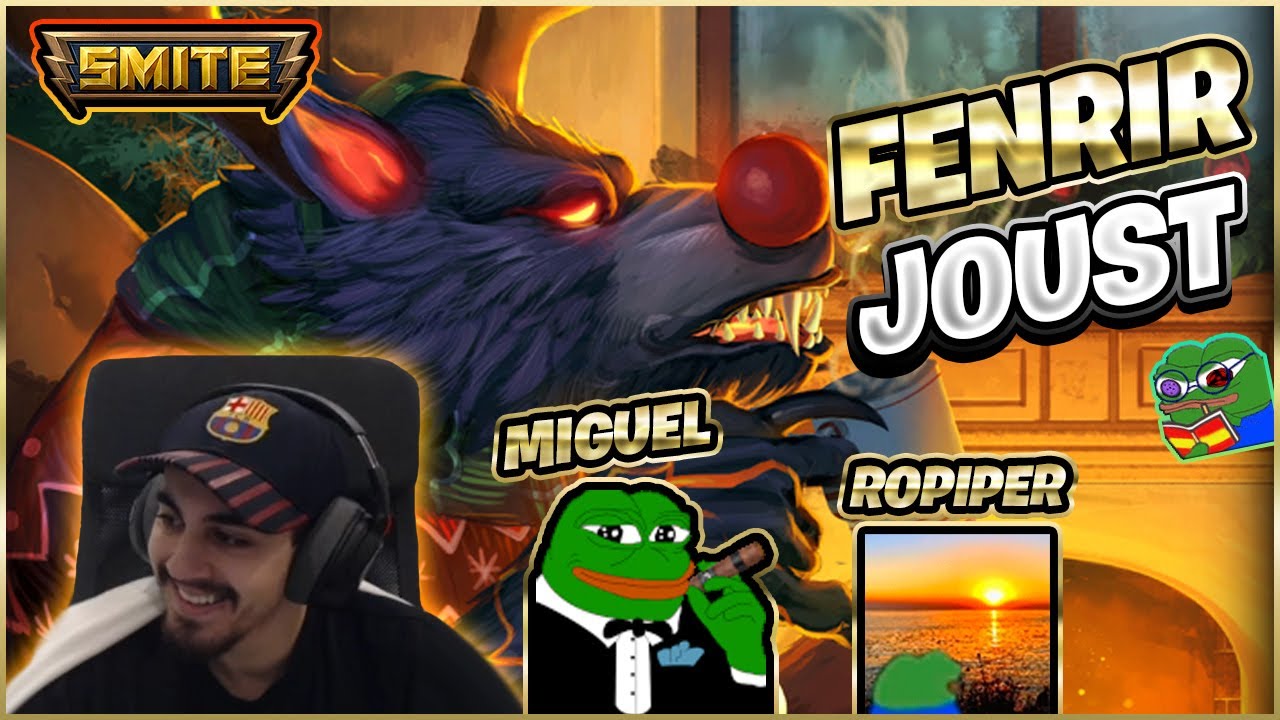 FENRIR, VAYA PERSONAJE | Julio | Smite Ranked Joust Road To GM Con Miguel y Ropiper #2