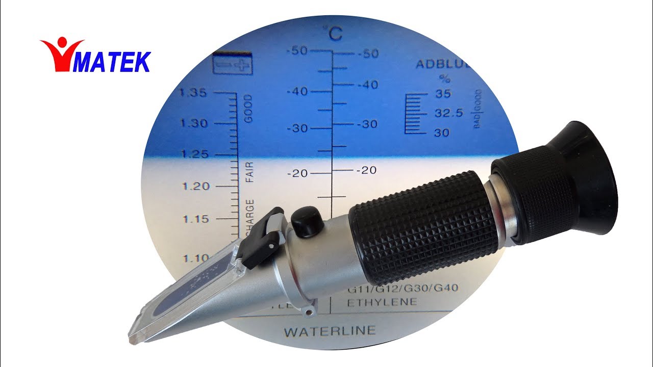 Refraktometre nedir?Nasıl çalışır?Elektrolit,antifiriz,adblue,cam suyu ölçümü - Refractometer