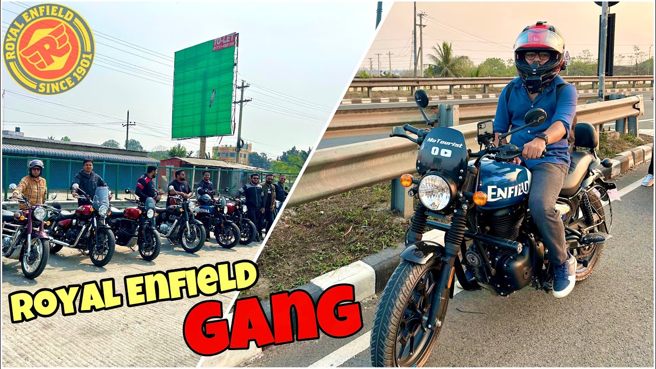 এতগুলো রয়েল এনফিল্ড একসাথে  রাস্তায়! Bangladesh’s First-Ever Royal Enfield Meetup! 🔥🏍️