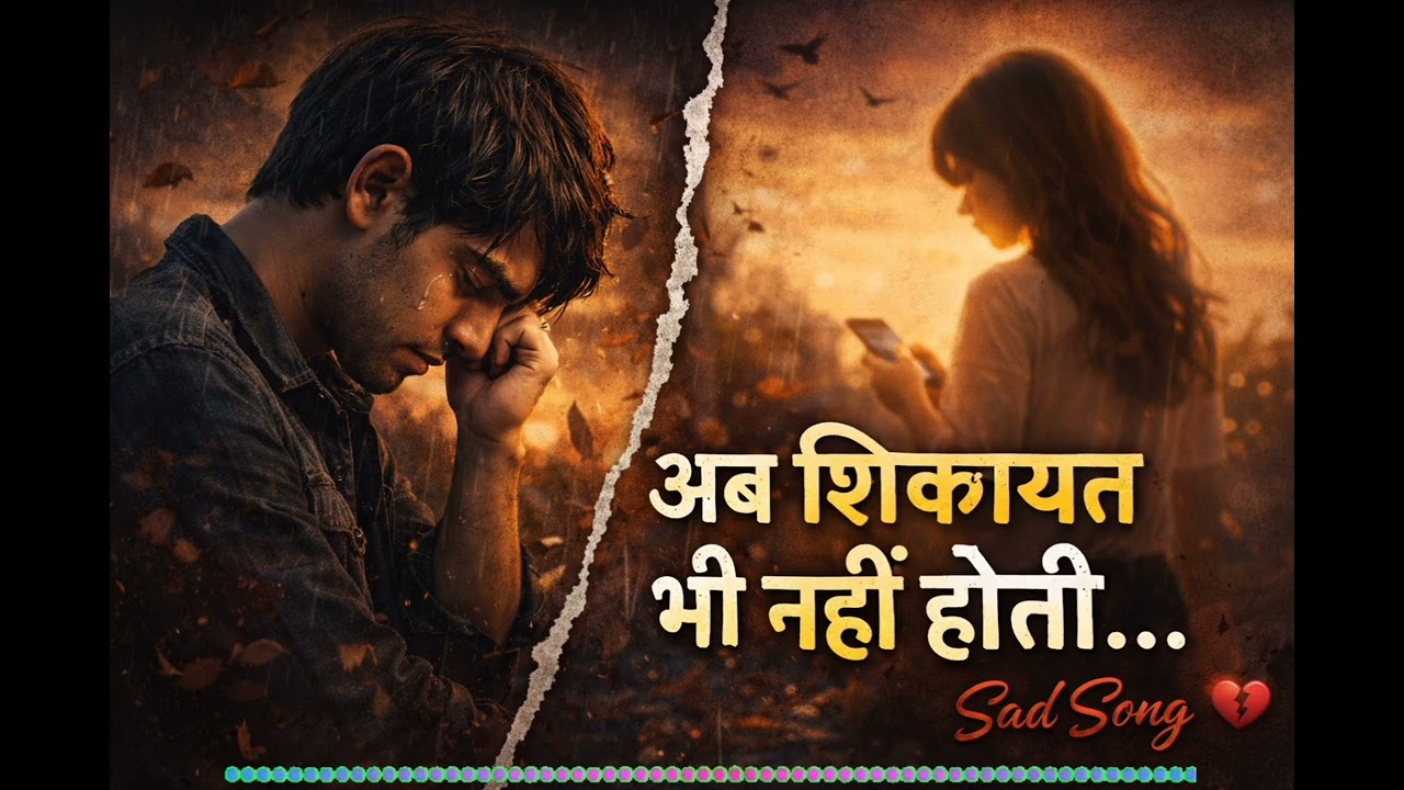 अब शिकायत भी नहीं होती… | Heart Touching Sad Song | Broken Heart Hindi Song 2026